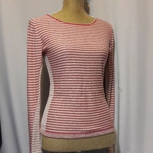 J. Jill  Red & ivory sweater XS